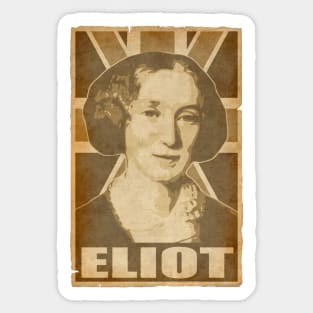 George Eliot Britain Sticker